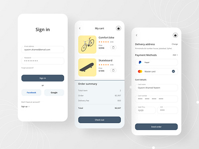 e-Commerce Mobile App Design