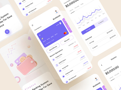 Financial Mobile App Design