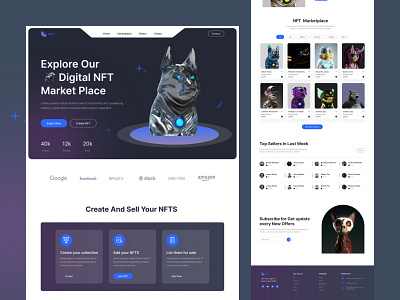 NFT Marketplace Website Design