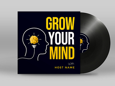Grow Your Mind Podcast Cover Art album cover art cover art grow your mind podcast cover art podcast cover art