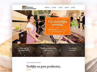 De Vegetarische Slager amsterdam food fragment homepage organic responsive shop vegetarian