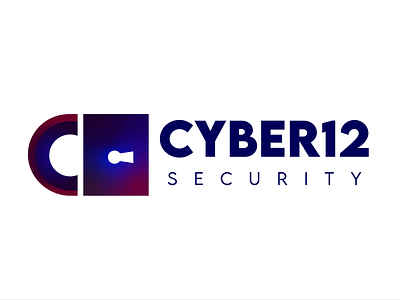 Cyber12 Security bold cybersecurity iconography lock logo logo design branding logodesign symbols