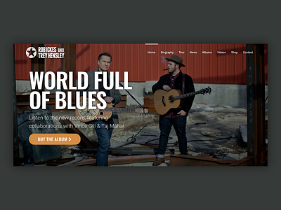 Rob Ickes & Trey Hensley bluegrass music country music dobro guitar musician rob and trey taj mahal vince gill webdesign website