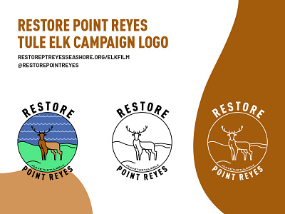 Restore Point Reyes animal welfare campaign conservation illustrator instagram logo national park photoshop social media