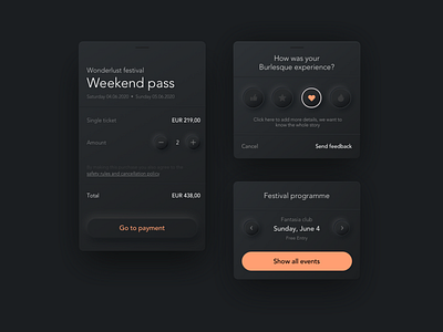 Neumorphic controls cards concept dark dark theme ui design minimal neumorphic neumorphism ui ux