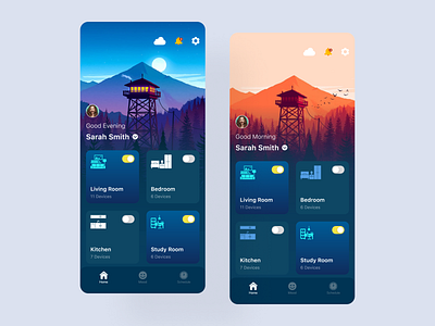Home Automation App by Anbesha Shakhi on Dribbble