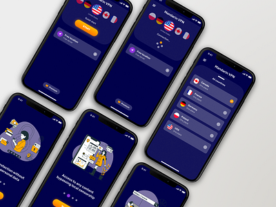 VPN app design