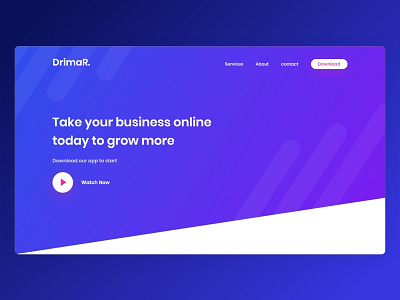 Business landing page | ui design | figma