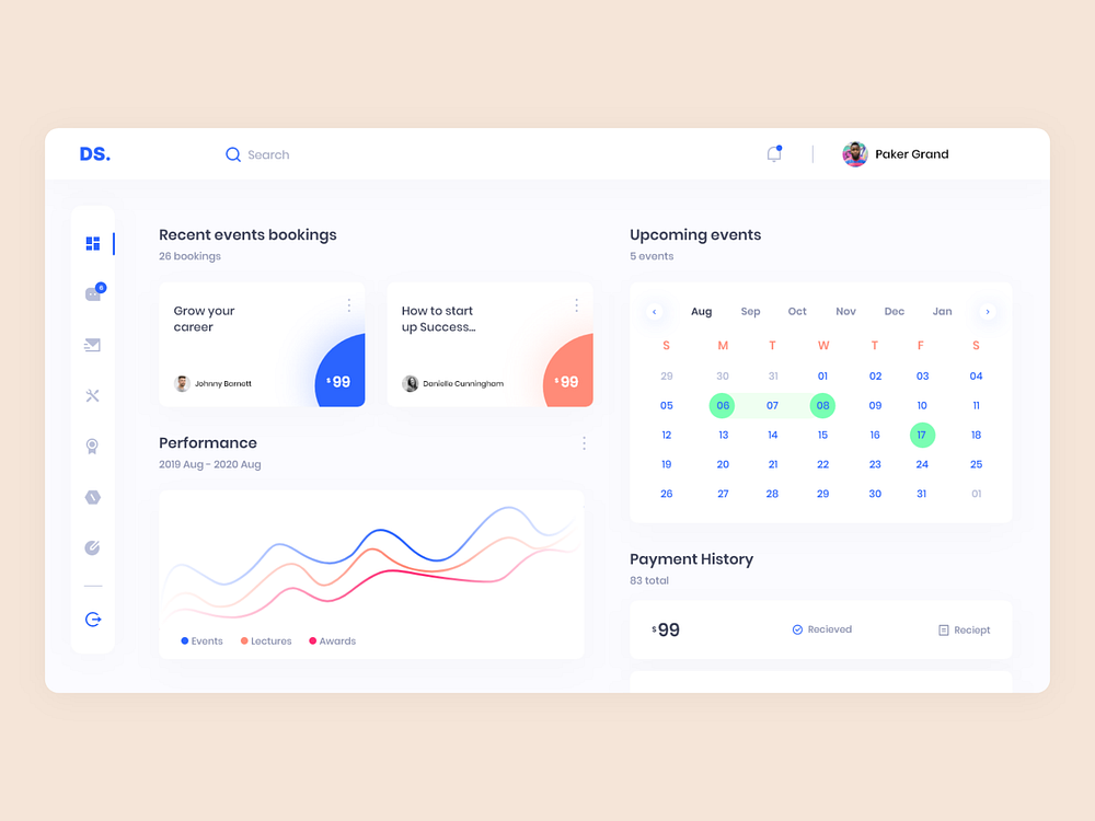 Event Dashboard designs, themes, templates and downloadable graphic ...