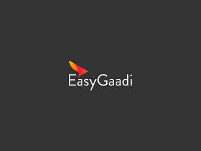 EsayGaadi - logo design inspired from eagle wings iot logistics logo logo design transforming vector icon mark symbol