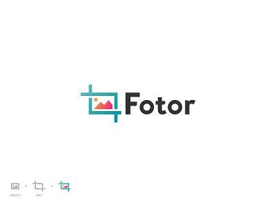 Logo design proposal for Fotor logo logo design logo making logo symbol online photo editor photo editor vector mark
