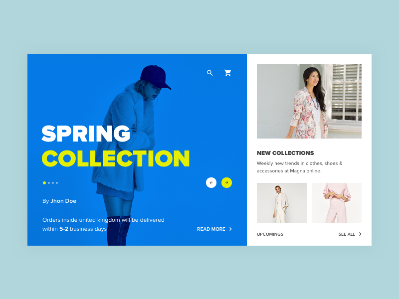 Spring Collections by Naveen Reddy on Dribbble