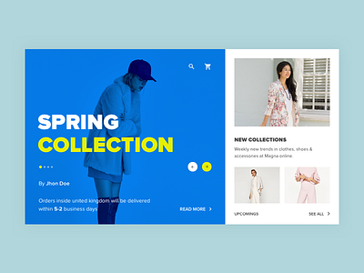 Spring Collections collections ecommerce elegant seagulls fashion luxury naveenparne shop spring collections ui ux web website