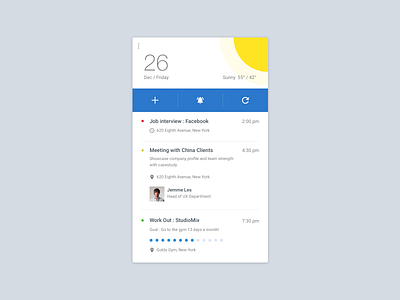 Planner pro day planner manage daily life better naveenparne organised your day ui ux weather