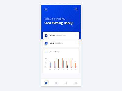 Mobile Dashboard dashboad mobile app mobile dashboard naveenparne user experience design wallet app