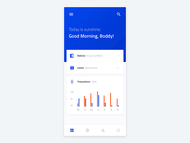 Mobile Dashboard By Naveen Reddy On Dribbble