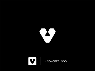 V concept logo adobe illustrator branding branding design graphic design illustration logo logo design vector