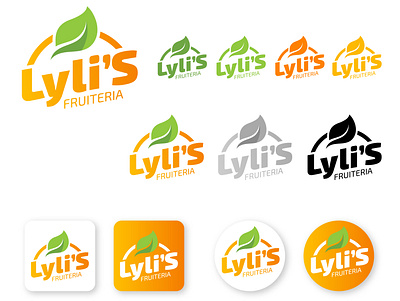 Lyli's Fruiteria Logo branding branding design graphic design illustration logo logo design
