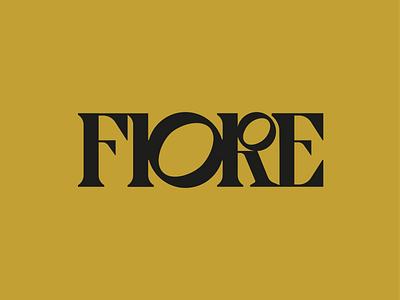 Fiore flower graphic design letterform lettermark logo logofolio plants pots type typografia typography