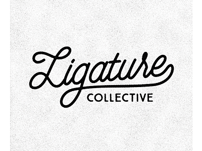 Ligature Collective Entry collective hand lettering lettering ligature ligature collective script texture typography vintage