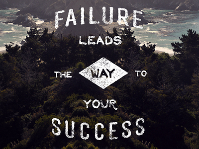 Fail Your Way to Success font hand draw hand drawn type hand lettering letterer lettering mark richardson texture type typeface vintage westlake