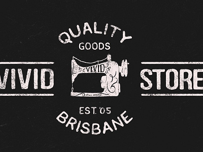 Vivid Store hand drawn handdrawn lettering texture vintage