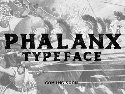 Phalanx Typeface beauty beholder hand drawn hand lettering handlettering lettering texture type vintage