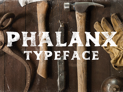 Phalanx Font - Now Available! beauty beholder hand drawn hand lettering handlettering lettering texture type vintage