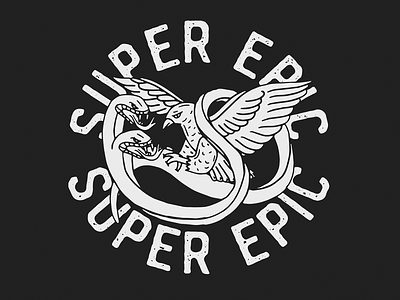 SUPER EPIC falcon illustration lettering skull snake tattoo texture traditional tattoo type