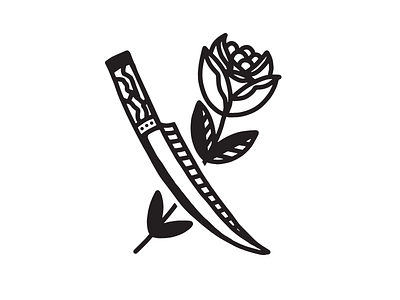 Blade / Flower Illustration