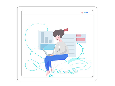 flat ilustration app app design artwork branding design flat ilustration flatdesign human landingpage onboarding uidesign