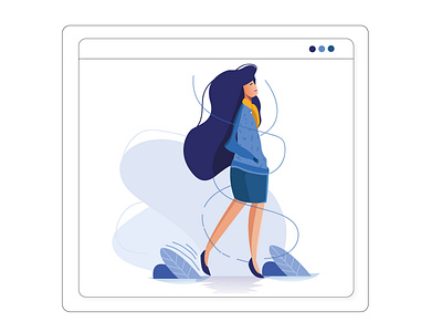 flat design ilustration app art artwork flat ilustration flatdesign human illustration landingpage onboarding ui