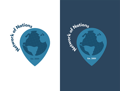 Secondary Logo Marks Network of Nations branding design icon illustration logo website