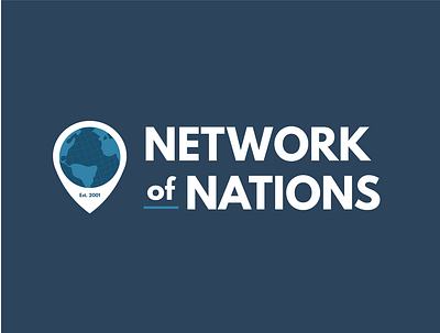 Network Of Nations Option 2 branding design icon illustration logo website