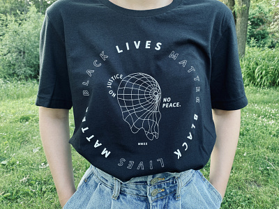 Black Lives Matter T-shirt design icon illustration lettering logo screen printing type typography