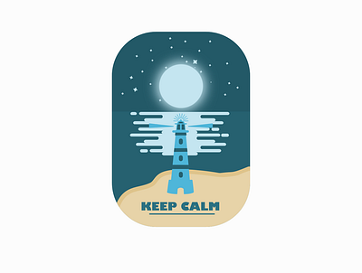 Keep Calm calm challenge design logo rebound