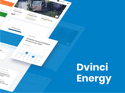 Dvinci Energy - Sales Platform analytics analytics dashboard automation branding tech