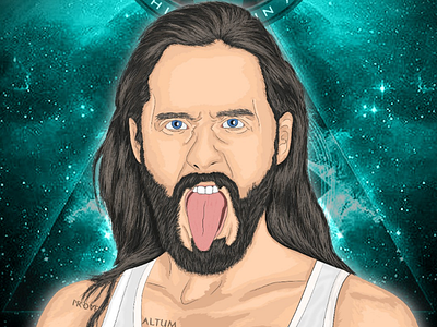 FanArt Jared Leto 30stm band thirty seconds yo mars rock rock alternativo