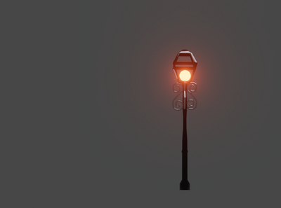 streetlight 3dart blender3d design