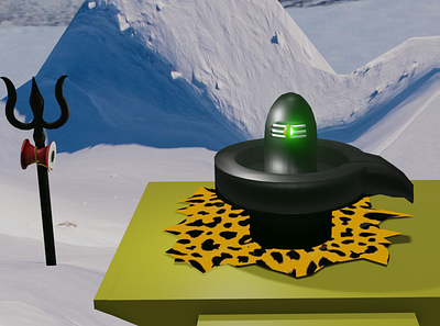 kailash 3d modeling blender3d shiva