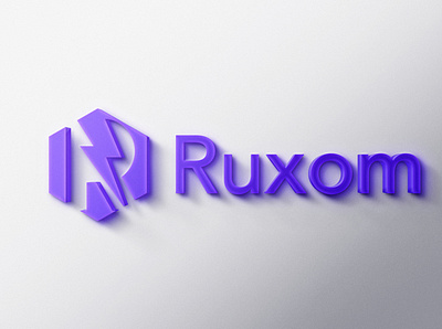 Logo Design Ruxom logo branding branding design concept design creative design illustration logo logo design ruxom logo ruxom logo vector