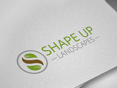 Logo Design Shape Up Landscapes Logo