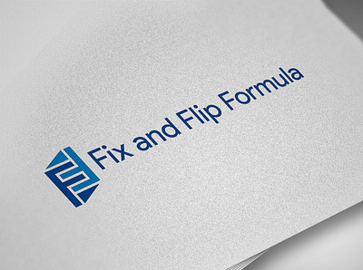 Logo Design Fix and Flip Formula Logo concept design creative design fix and flip formula logo fix and flip formula logo formula logo graphic design illustration logo logo design typography vector