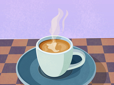 a Cup of  Coffee