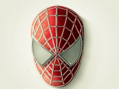 Spiderman Mask icon illustration mask spiderman
