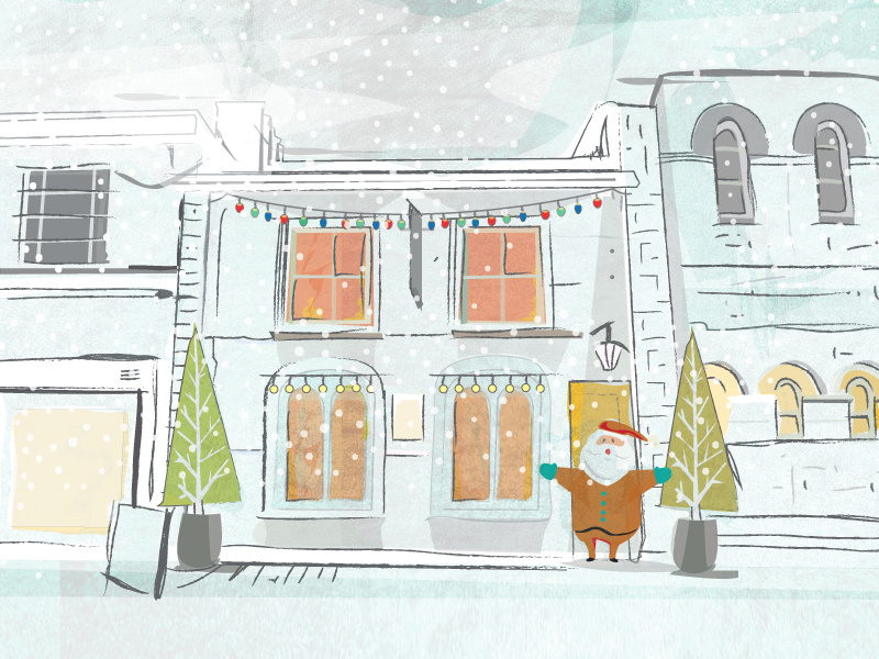 Xmas In Bristol by Joel Rosen for ORCA on Dribbble