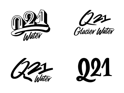 Q21 custom logotypes brand custom design handdrawn handlettering lettering logo script typography vintage