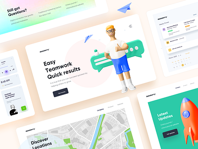 Teamwork Web Theme Design