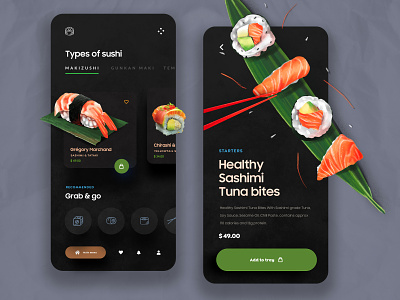 Food App UI Design