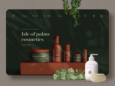 Cosmetics Shopping Website Design